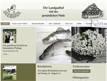 Tablet Screenshot of landgasthof-seeblick.ch